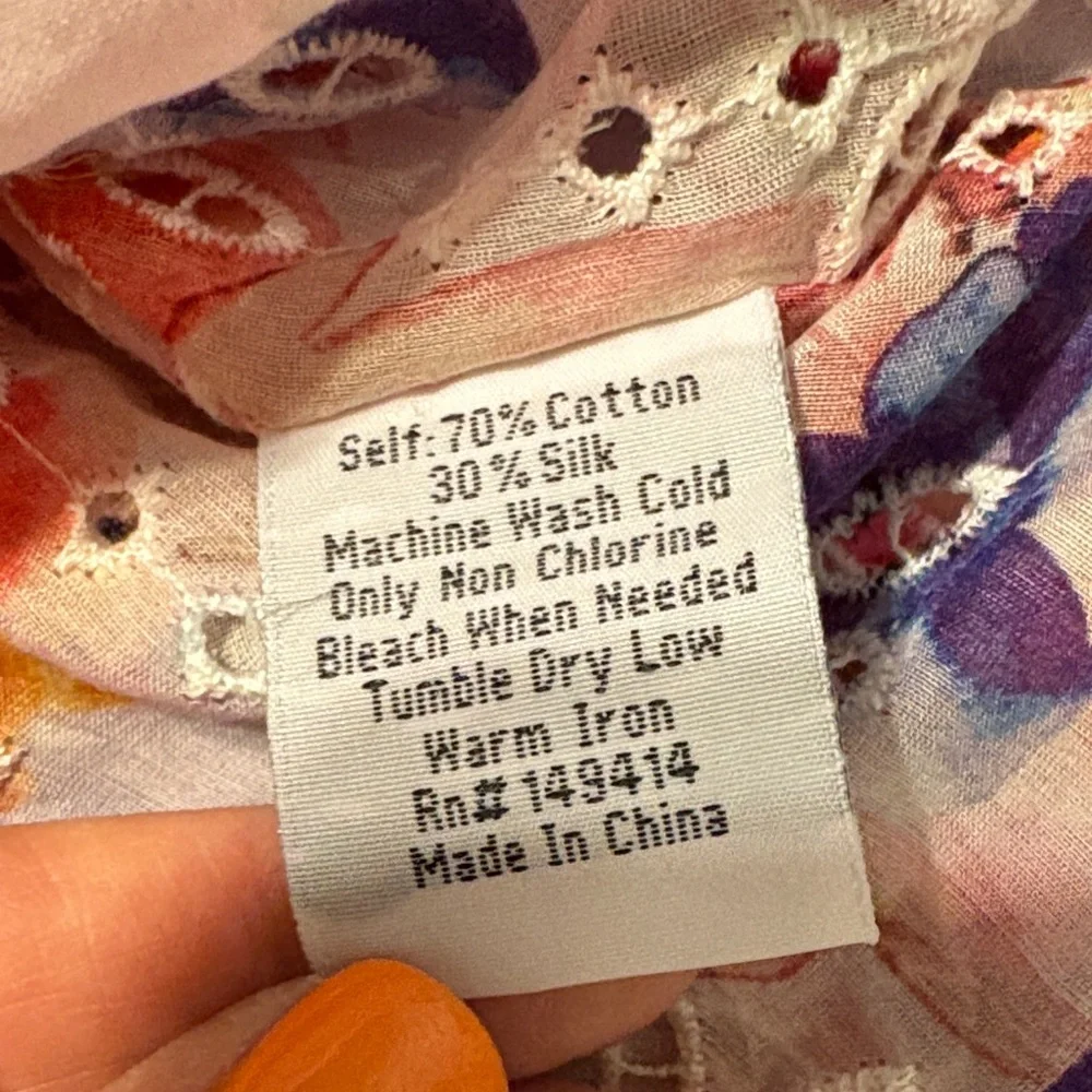 Johnny Was Summer Days Eyelet Dress - Picture 9 of 9